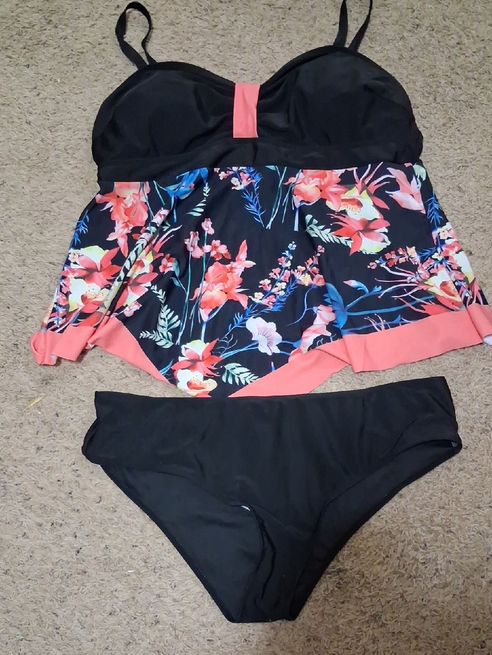 Womens Floral Swimsuit
